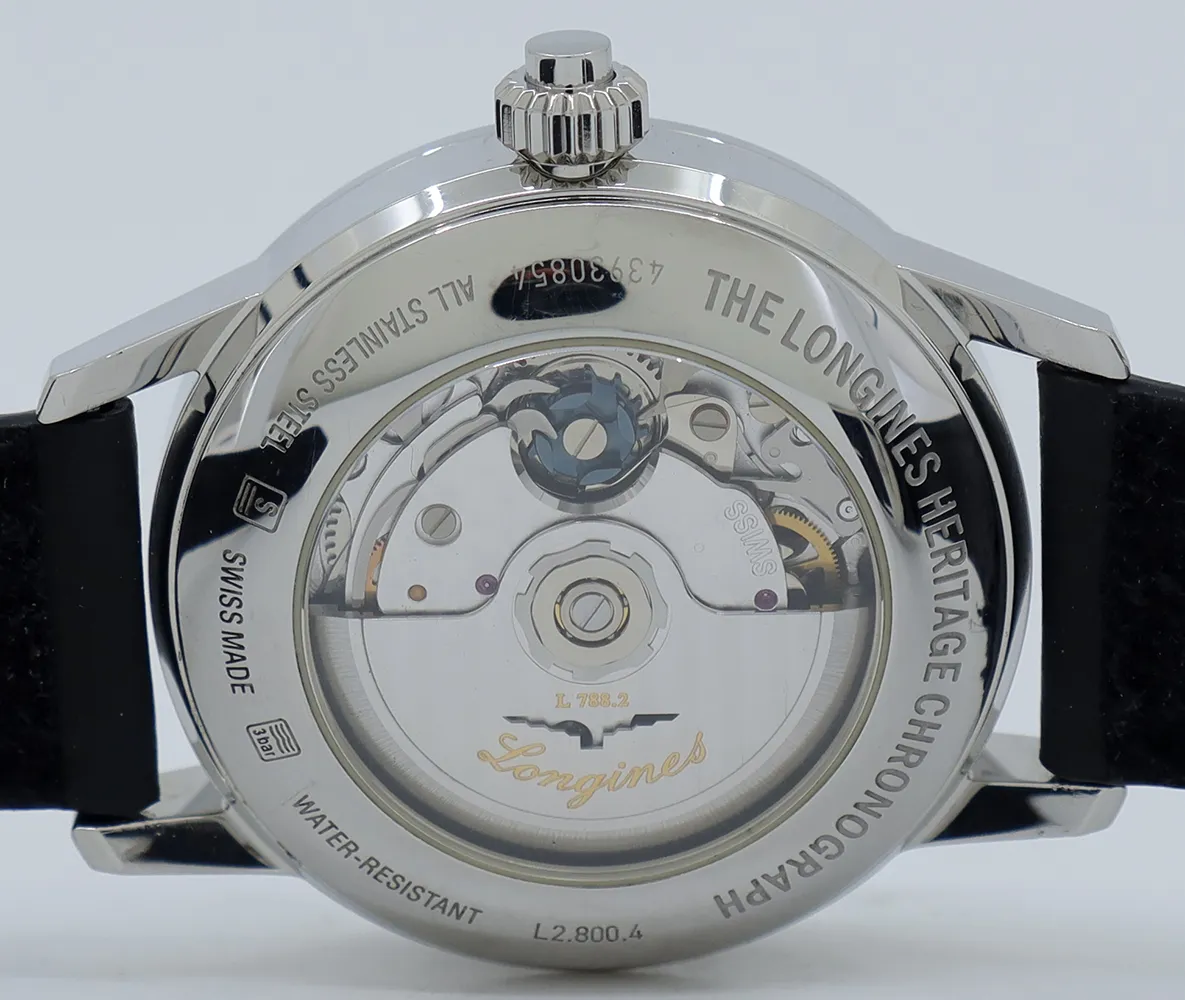 Longines Heritage Single Pusher 2 Register Chronograph L2.800.4.23.2, photo 6 of 6