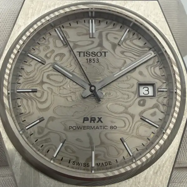 Tissot PRX Powermatic 80 Damascus Steel