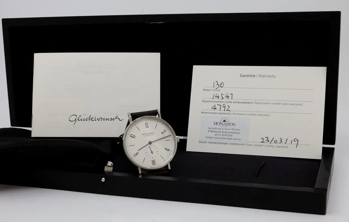 NOMOS Tangente 38 Date 130, photo 7 of 7