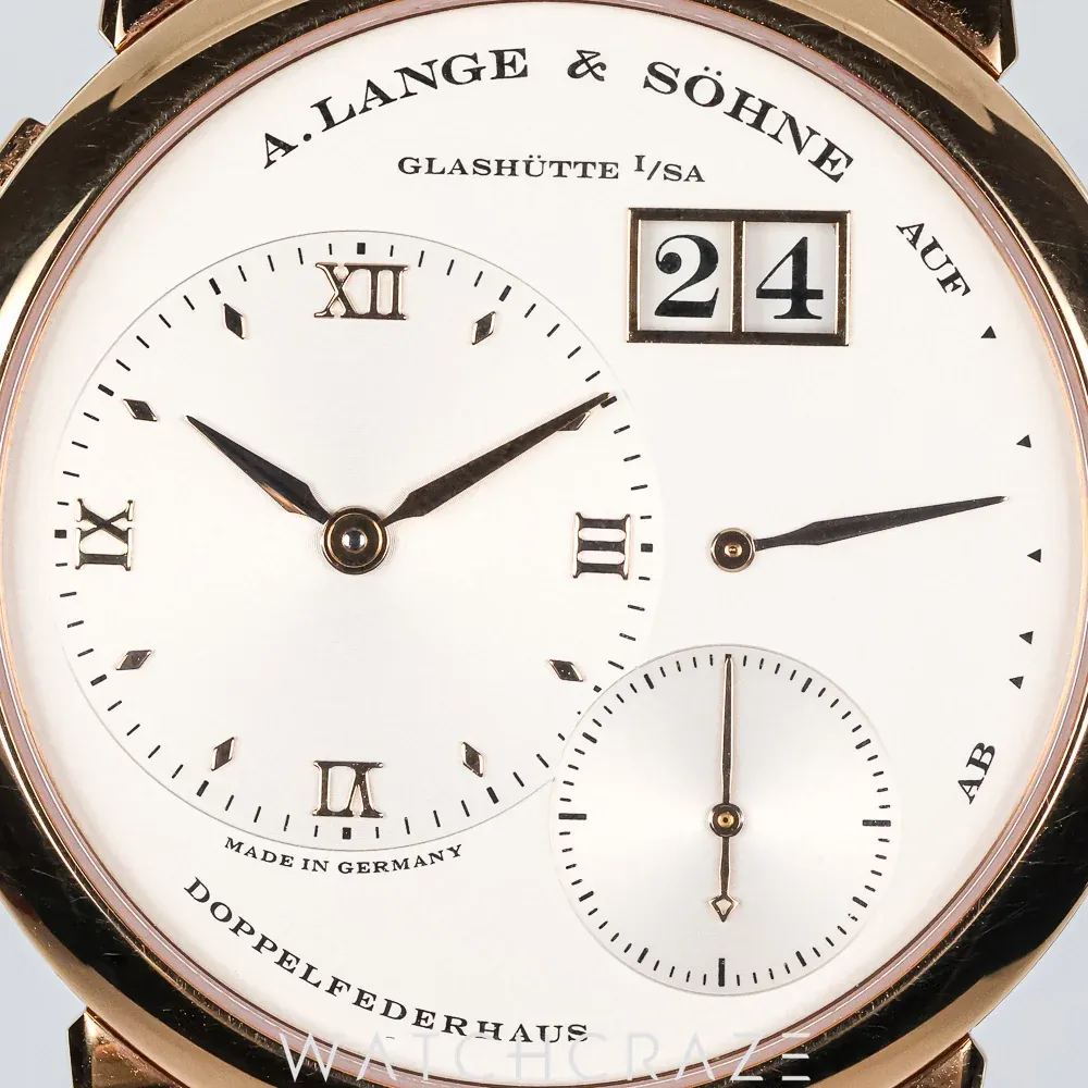 A. Lange & Söhne Lange 1 Argenté Pink Gold 38.5 191.032 Price in Australia | $56k - image 2