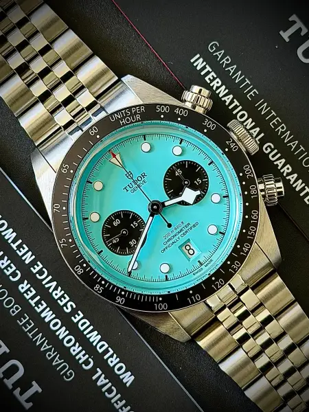 Tudor Black Bay Chrono “Flamingo Blue” Ref. M79360N-0024
