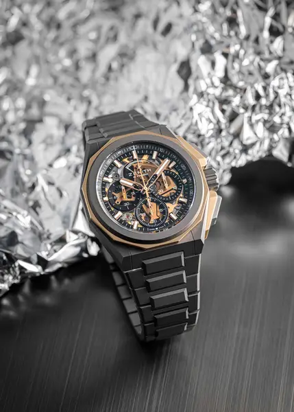 Zenith Defy Extreme Titanium Rose Gold Openworked 1/100th Chronograph Ref. 87.9100.9004/03.I001