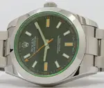 Rolex Oyster Perpetual Milgauss 116400GV Price in Australia | $15k thumbnail 4