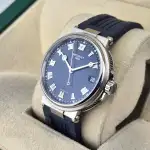 Breguet Marine Titanium Blue Dial (2023) - Ref. 5517TI/Y1/5ZU | Watch Scout thumbnail 4