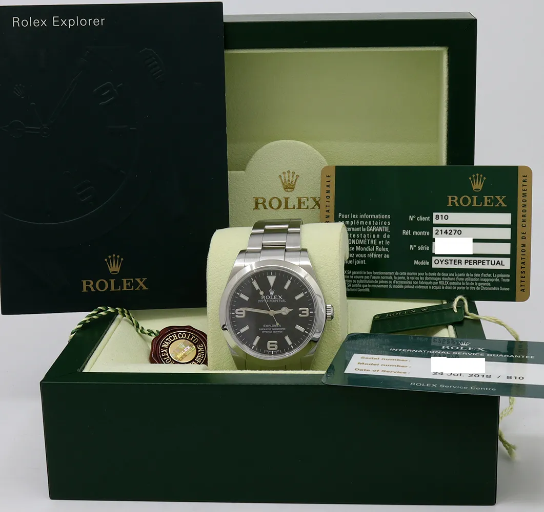 Rolex Oyster Perpetual Explorer I 214270 Price in Australia | $12k - image 7