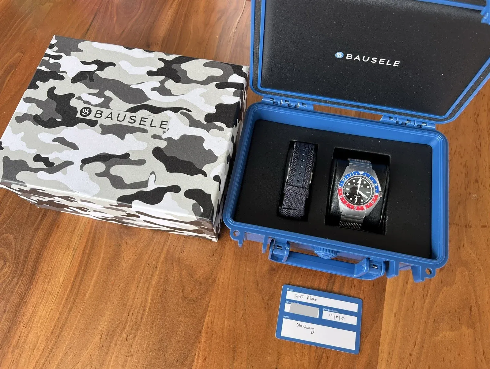 Bausele GMT Diver Liqui Moly Bathurst Limited Edition B34SSR1BL2 Price in Australia | $1.7k - image 15