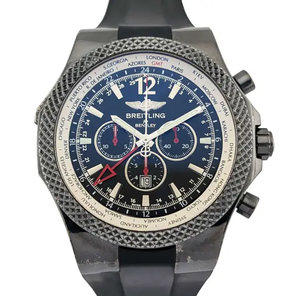 Breitling Bentley GMT Midnight Carbon