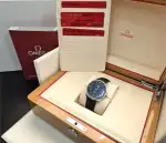 Omega De Ville Trésor Blue Dial Diamond Bezel (2020) - Ref. 435.18.40.21.03.001 | Watch Scout thumbnail 2