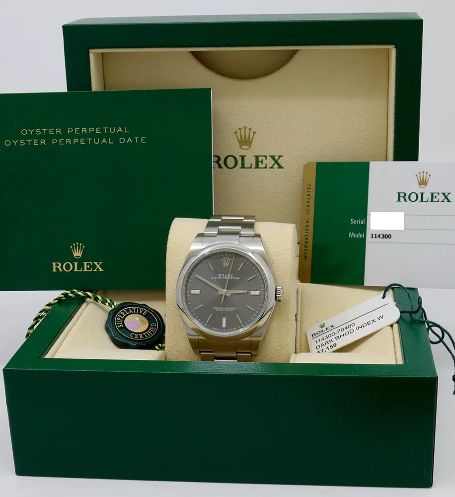 Rolex Oyster Perpetual 39 114300 Price in Australia | $12k - image 7