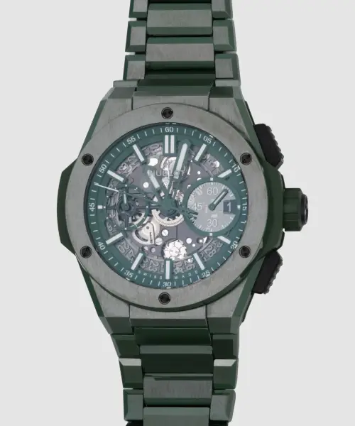 Hublot Big Bang Integral Green Ceramic Skeleton