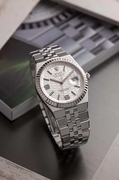 Rolex Land-Dweller 40 White Honeycomb Ref. 127334