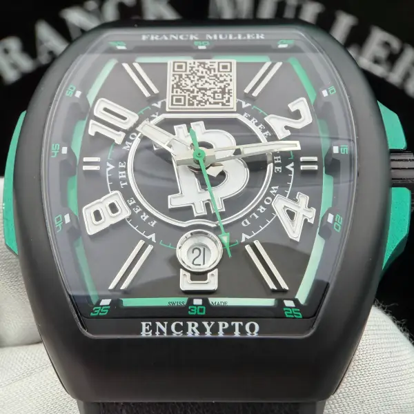 Franck Muller Vanguard Encrypto “Free the Money, Free the World” Limited Edition Ref. V41 SC DT RCG BTC LTD