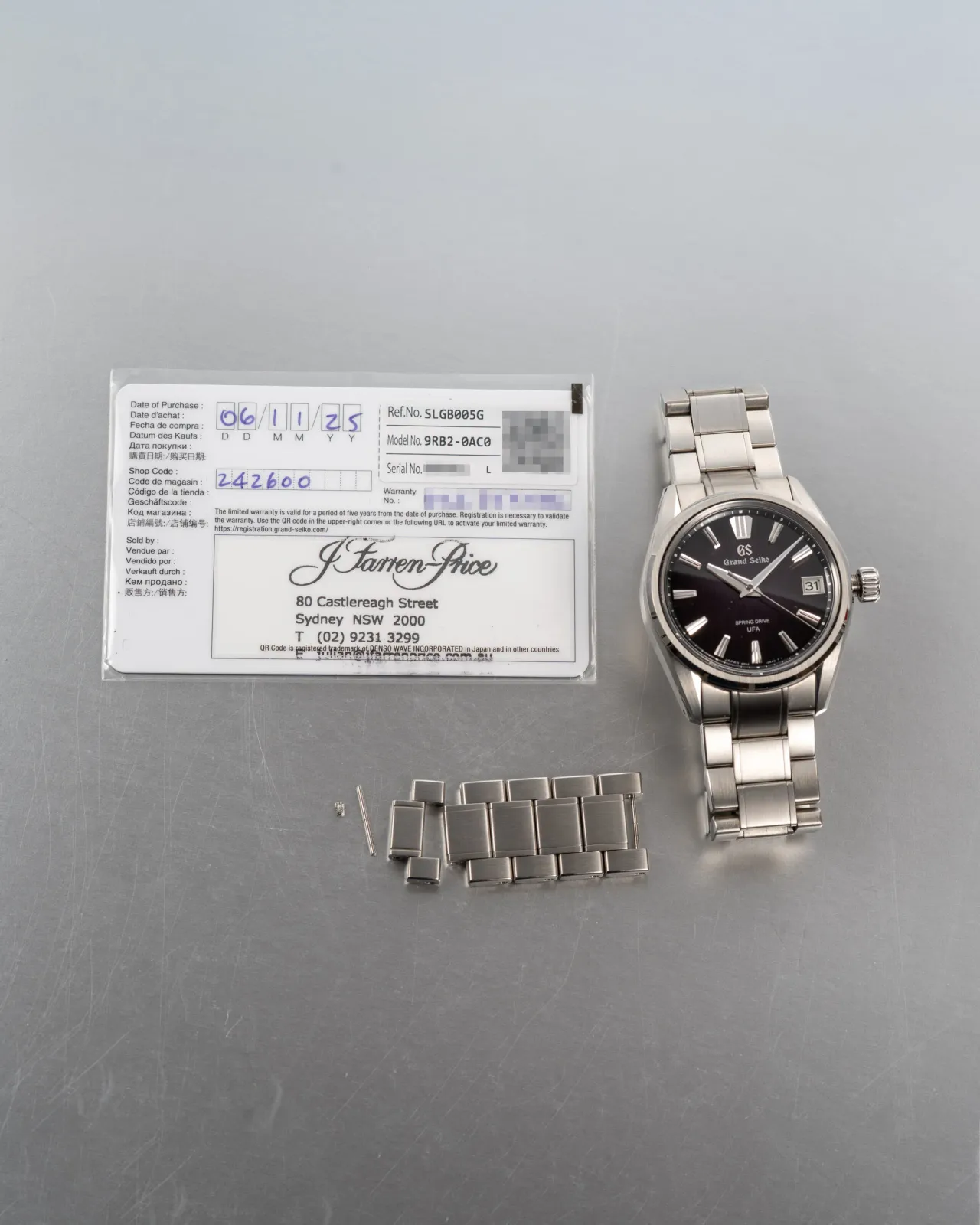 Grand Seiko U.F.A Spring Drive (2025) - Ref. SLGB005G | Watch Scout - image 2