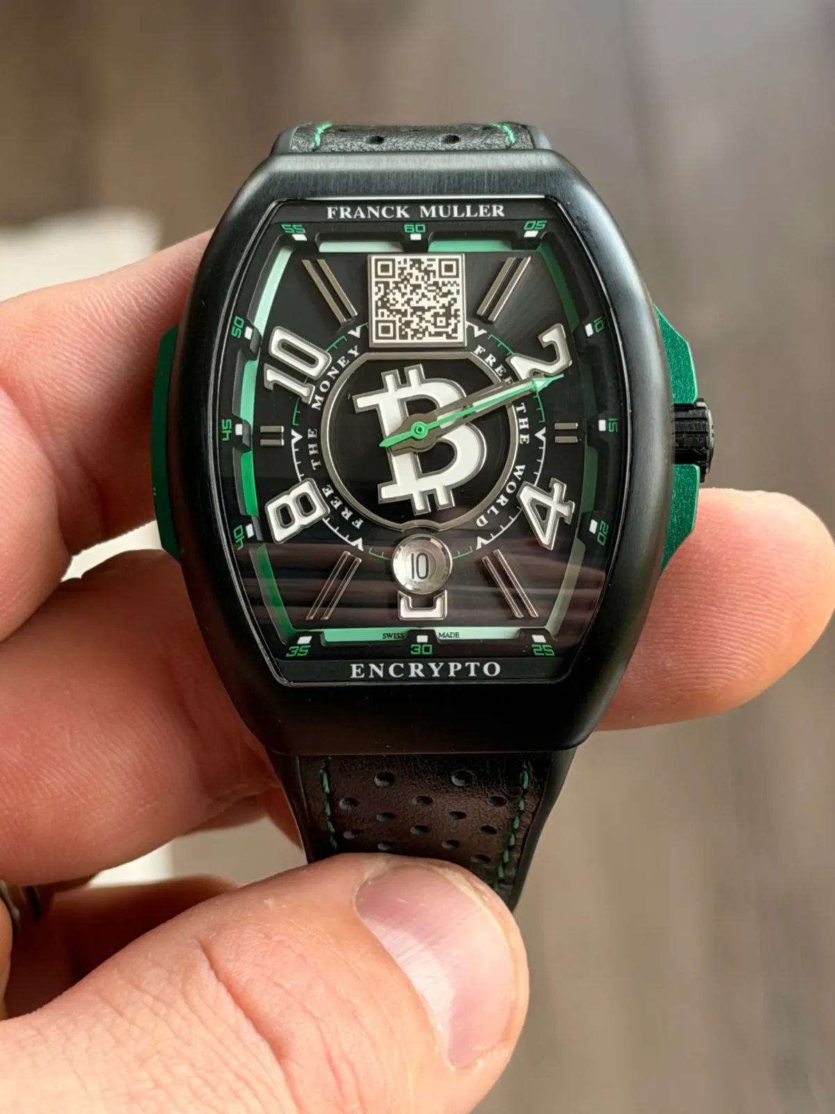 Franck Muller Vanguard Encrypto “Free the Money, Free the World” (2024) - Ref. V41 SC DT RCG BTC LTD | Watch Scout - image 2