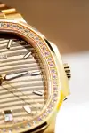 Patek Philippe Nautilus Ladies Rose Gold Diamond Bezel (2020) - Ref. 7118/1200R-010 | Watch Scout thumbnail 7