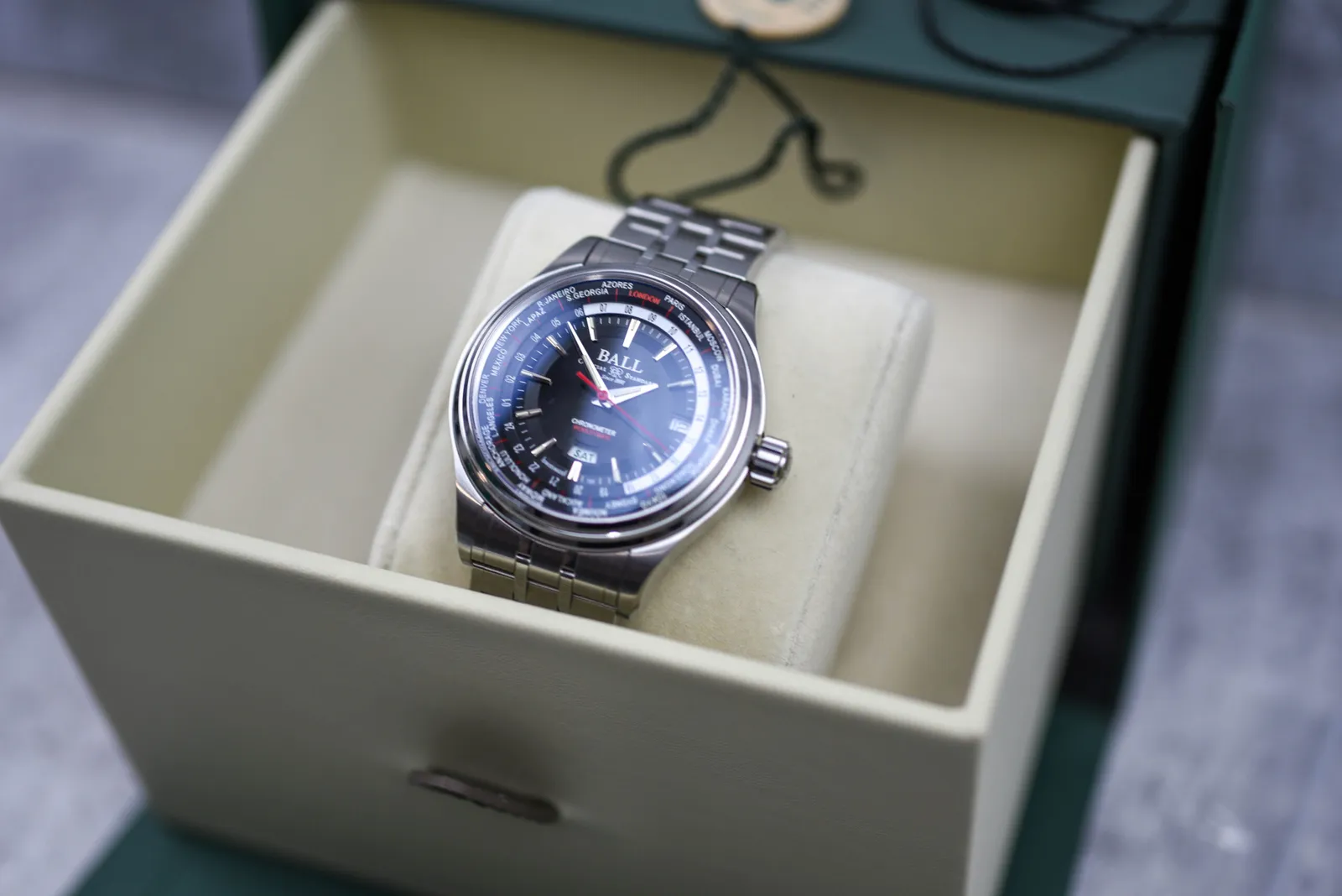 Ball Trainmaster Worldtime (2020) - Ref. CM2052D-S1J-BKRD | Watch Scout - image 2