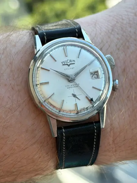 Vulcain Cricket Alarm Date Ref. S1522A