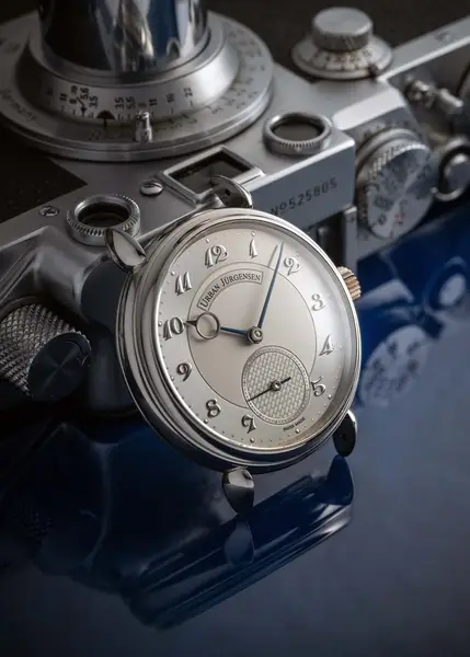 Urban Jürgensen Platinum 40 Silver Guilloche Small Seconds