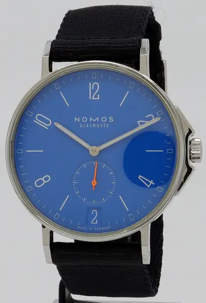 NOMOS Ahoi Datum Signal Blue
