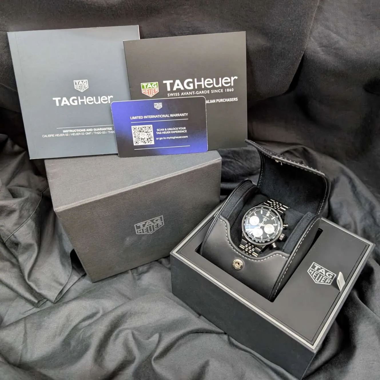 TAG Heuer Carrera Chronograph 60th Anniversary Glassbox CBS2210.BA0048 Price in Australia | $6.5k - image 2