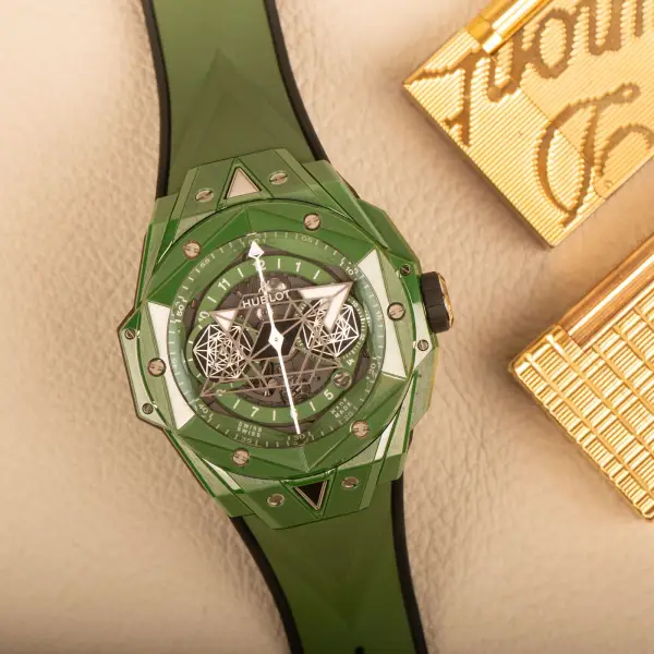 Hublot Big Bang Unico Sang Bleu II Green Ceramic