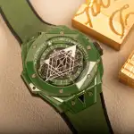 Hublot Big Bang Unico Sang Bleu II Green Ceramic (2024) - Ref. 418.GX.5207.RX.MXM22 | Watch Scout thumbnail 2