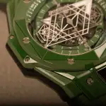 Hublot Big Bang Unico Sang Bleu II Green Ceramic (2024) - Ref. 418.GX.5207.RX.MXM22 | Watch Scout thumbnail 4