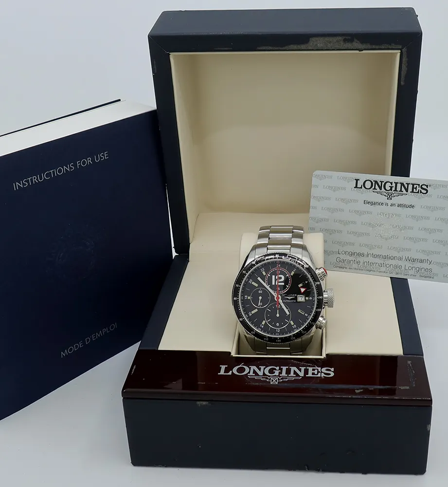 Longines Grand Vitesse Chronograph GMT L3.637.4.50.6, photo 7 of 7